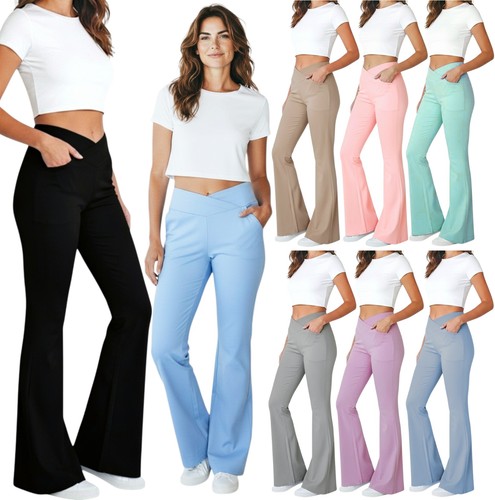 Women flare leggings yoga - leggings,